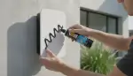 Wallbox kleben: Sicherer Halt draußen