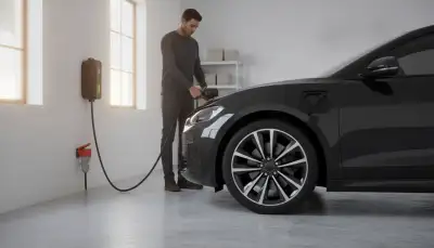 Die wallbox 11kw förderfähig typ 2 app steuerung e auto laden garage fi integriert smart test leistung set modern im Fokus