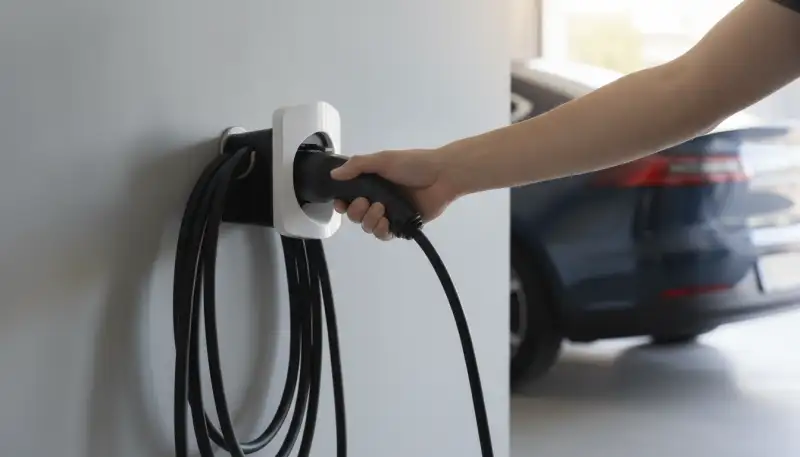 E-Auto Ladekabel Halterung clever montieren