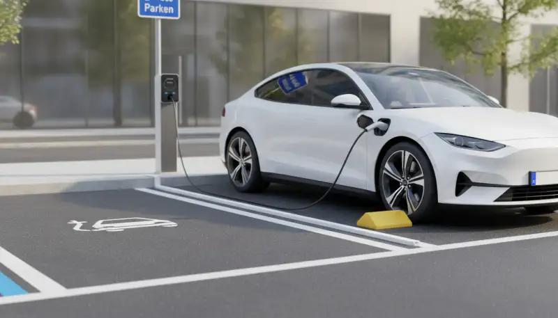 E-Auto Parkplatz: Klare Markierung für Ladestationen