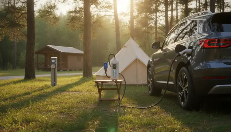 Flexibel Laden: CEE-Blau für E-Autos