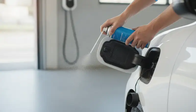 Ladebuchse reinigen: Druckluft richtig nutzen
