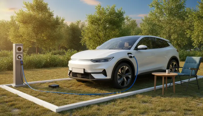 Sicher laden: Camping-Adapter fürs E-Auto