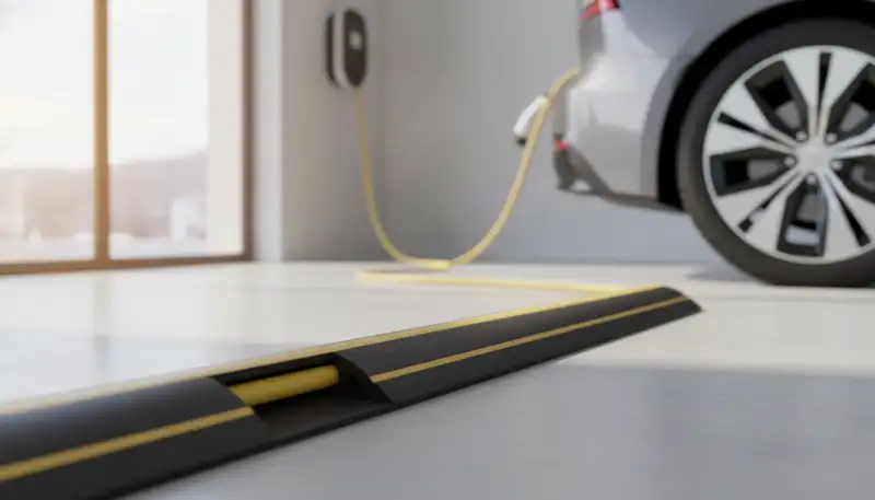 Sicheres Laden: Kabelbrücken E-Auto richtig wählen