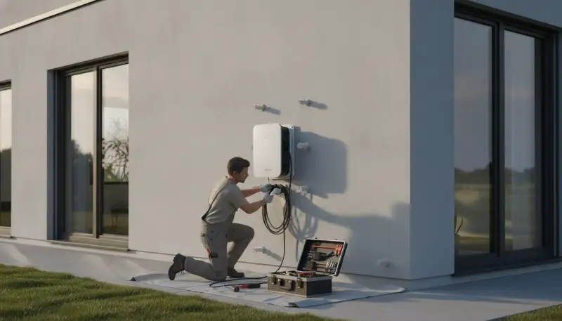 Wallbox: Sicher an gedämmter Fassade